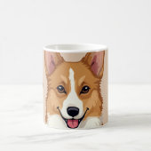 Eine Tasse mit walisischem Corgi-Design. (Mittel)
