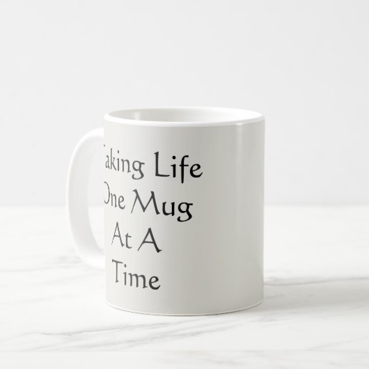 Eine Tasse nach der anderen (Vorderseite Links)