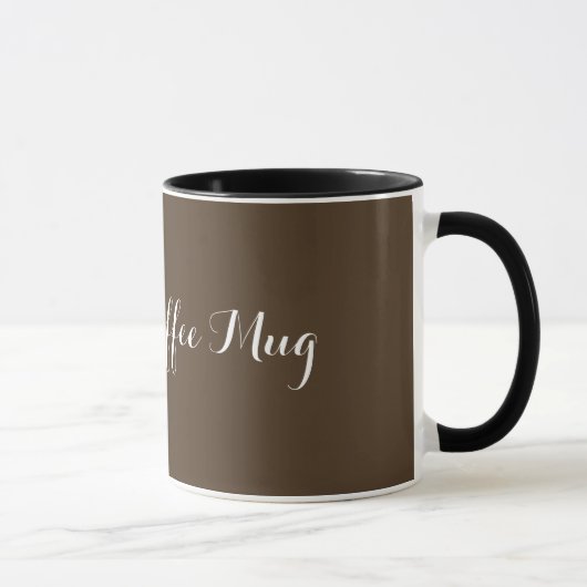 eine Tasse personalisierten schwarzen Kaffee (Rechts)