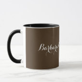 eine Tasse personalisierten schwarzen Kaffee (Links)