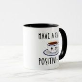 eine Tasse Positivi-Tee haben (VorderseiteRechts)