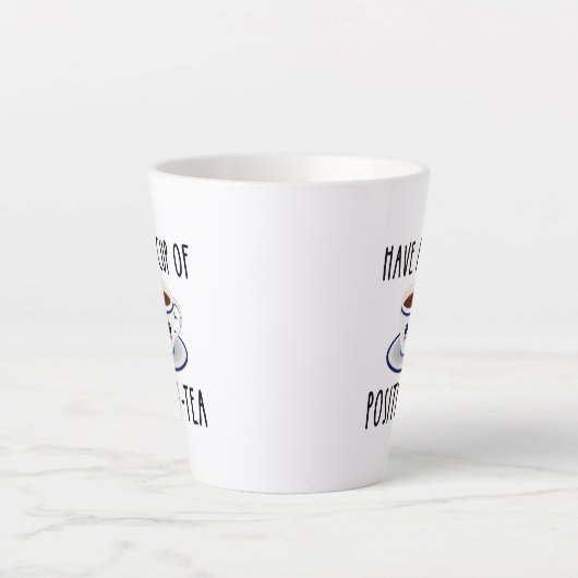 eine Tasse Positivi-Tee haben (Vorderseite)