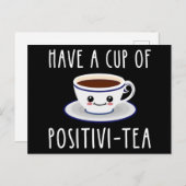 eine Tasse Positivi-Tee haben Postkarte (Vorne/Hinten)