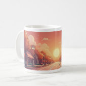 Eine Tasse ruhige Landschaft (Vorderseite Links)