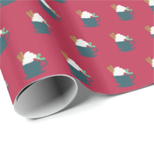 Eine Tasse Schnee lassen Geschenkpapier