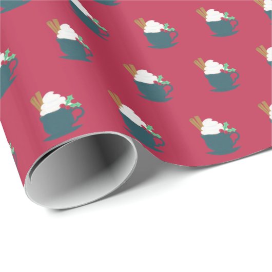 Eine Tasse Schnee lassen Geschenkpapier (Rolleneckpunkt)