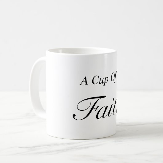 Eine Tasse Tasse (Vorderseite Links)