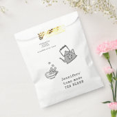 Eine Tasse Tee haben | Personalisierte Gefälligkei Geschenktütchen (Versiegelt)