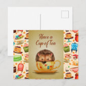 Eine Tasse Tee haben Postkarte (Vorne/Hinten)