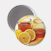Eine Tasse Tee Magnet (Vorderseite/Rückseite)