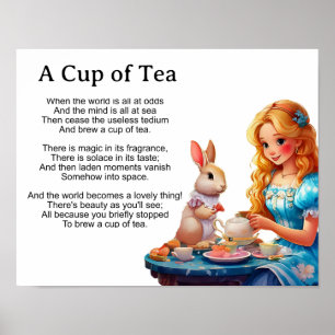 Eine Tasse Tee Poster