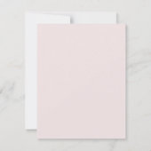 Eine Tasse Tee zum Muttertag - Rosa Flachkarte (Rückseite)