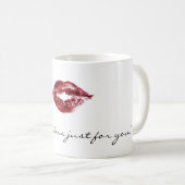 Eine Tasse u. ein Kuss gerade für Sie! (VorderseiteRechts)