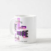 Eine Tasse, um das Leben zu fördern. Kaffeetasse (Vorderseite Links)