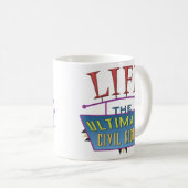 Eine Tasse, um das Leben zu fördern. Kaffeetasse (VorderseiteRechts)