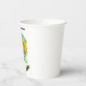 Eine Tasse voller Freude Pappbecher (Links)