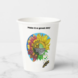 Eine Tasse voller Freude Pappbecher