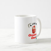 Eine Tasse Weihnachtsjammer mit der Tasche des Wei (VorderseiteRechts)