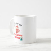 Eine Tasse Weihnachtsjammer mit der Tasche des Wei (Vorderseite Links)