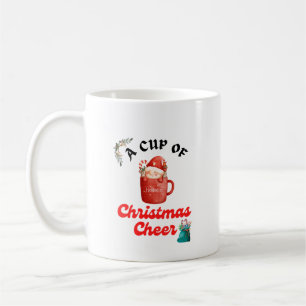 Eine Tasse Weihnachtsjammer mit der Tasche des Wei