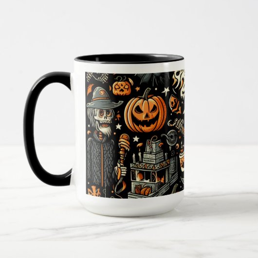 eine Tasse zu Halloween (Links)