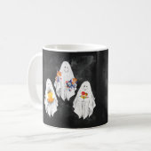 Eine Tasse zum Thema Halloween (Vorderseite Links)