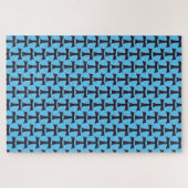 Eine Tau über das Kreuz Saint Anthony Puzzle (Horizontal)