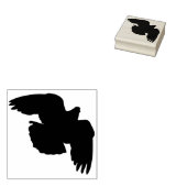 Eine Taube im Flug Gummistempel (Stempel)