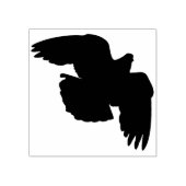 Eine Taube im Flug Gummistempel (Prägung)