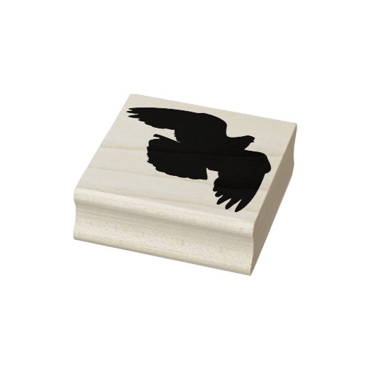 Eine Taube im Flug Gummistempel (Stempel)