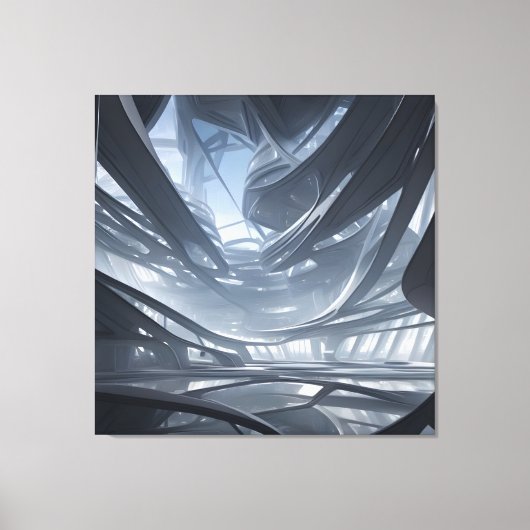 Eine tausendjährige Zukunft Leinwanddruck (Vorderseite)