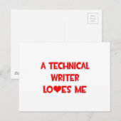 Eine technische Liebe Postkarte (Vorne/Hinten)