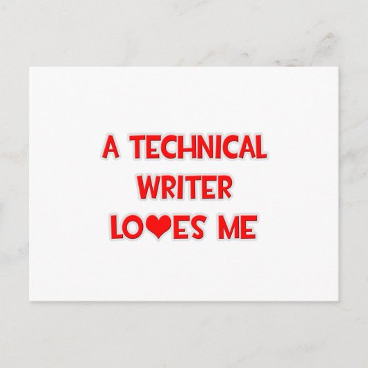 Eine technische Liebe Postkarte (Vorderseite)