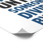 Eine Teilung durch Null ist kein Spiel Poster (Ecke)