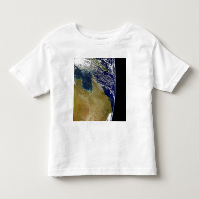 Eine teilweise Ansicht der Erde mit Australien Kleinkind T-shirt (Vorderseite)