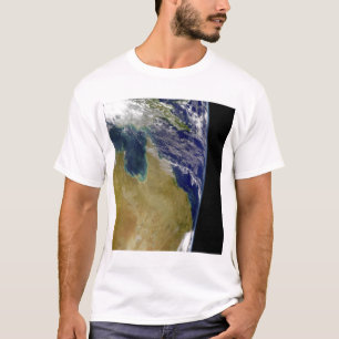 Eine teilweise Ansicht von Erde Australien zeigend T-Shirt