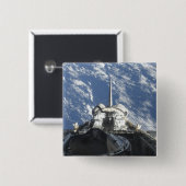 Eine teilweise Sicht auf das Space Shuttle Atlanti Button (Vorne & Hinten)