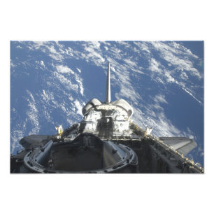 Eine teilweise Sicht auf das Space Shuttle Atlanti Fotodruck