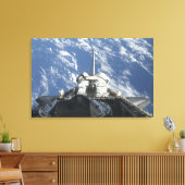 Eine teilweise Sicht auf das Space Shuttle Atlanti Leinwanddruck (Insitu (Wohnzimmer))