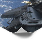 Eine teilweise Sicht auf das Space Shuttle Atlanti Poster (Ecke)