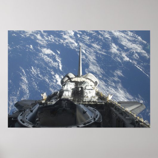 Eine teilweise Sicht auf das Space Shuttle Atlanti Poster (Vorne)