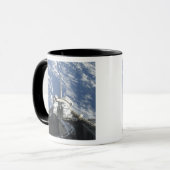 Eine teilweise Sicht auf das Space Shuttle Atlanti Tasse (Vorderseite Links)