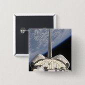 Eine teilweise Sicht auf das Space Shuttle Endeavo Button (Vorne & Hinten)