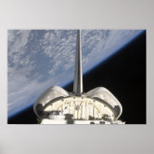 Eine teilweise Sicht auf das Space Shuttle Endeavo Poster (Vorne)