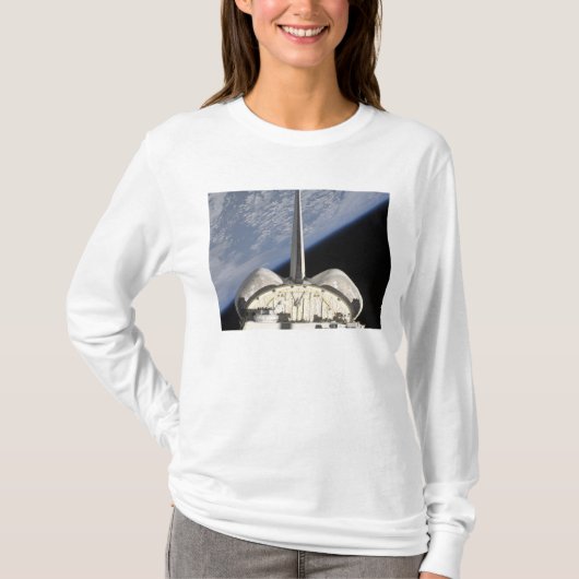 Eine teilweise Sicht auf das Space Shuttle Endeavo T-Shirt (Vorderseite)