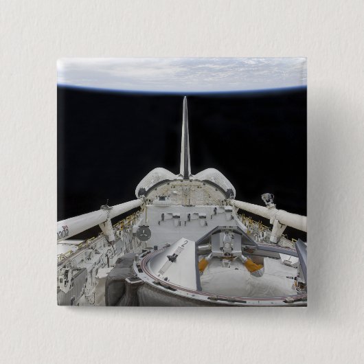 Eine teilweise Sicht auf den Space Shuttle Button (Vorderseite)