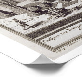 Eine Terrasse mit Orangenbäumen im Garten des Poster (Ecke)