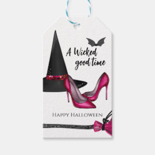Eine teuflisch gute Zeit, ein frohes Halloween Geschenkanhänger