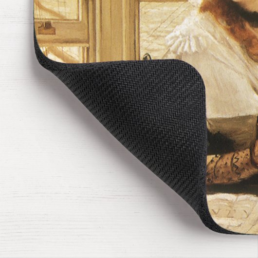 Eine teuflische Geschichte von James Tissot, Vinta Mousepad (Ecke)