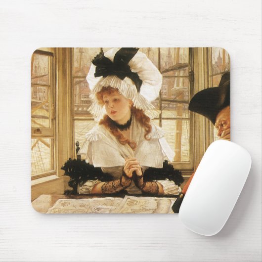 Eine teuflische Geschichte von James Tissot, Vinta Mousepad (Mit Mouse)